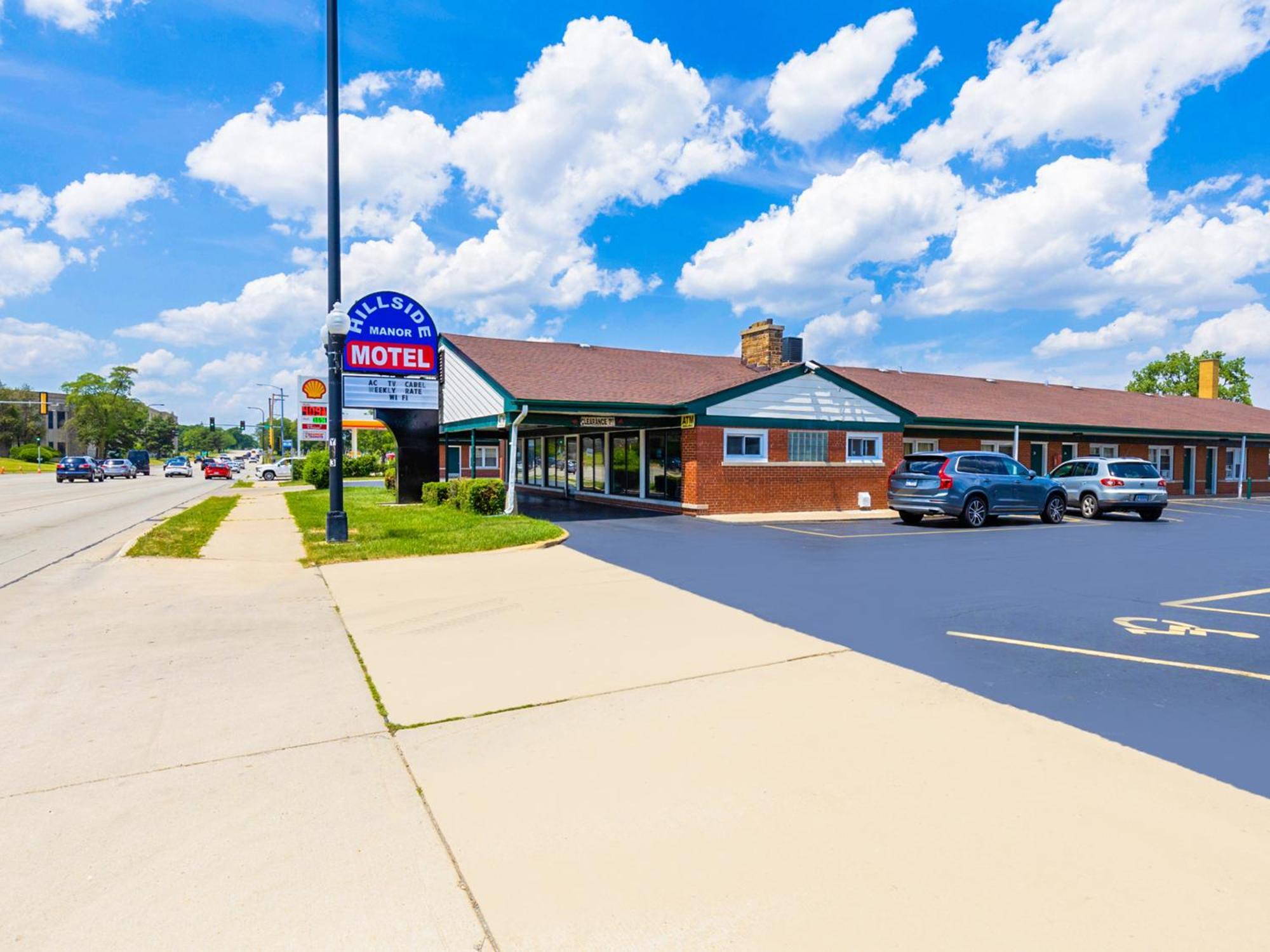 הילסייד Manor Motel By Oyo Near Oak Brook Chicago Westchester מראה חיצוני תמונה